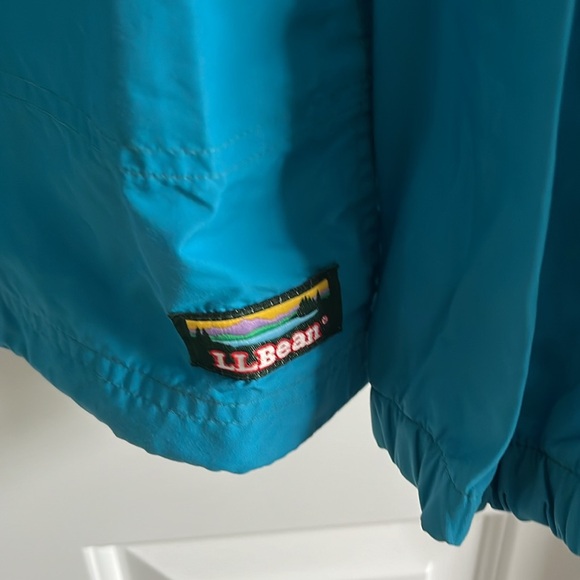 Men’s llbean, pullover hooded rain windbreaker L - Picture 2 of 10